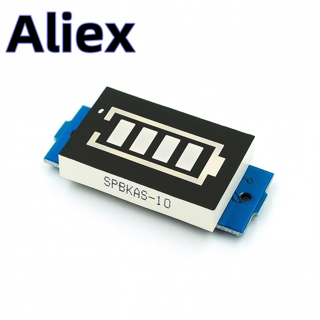 1s 2S 3S 4S เดี่ยว 3.7V แบตเตอรี่ลิเธียมตัวบ่งชี้ความจุโมดูล 4.2V จอแสดงผลสีฟ้าไฟฟ้ารถแบตเตอรี่เครื่องทดสอบ Li-po