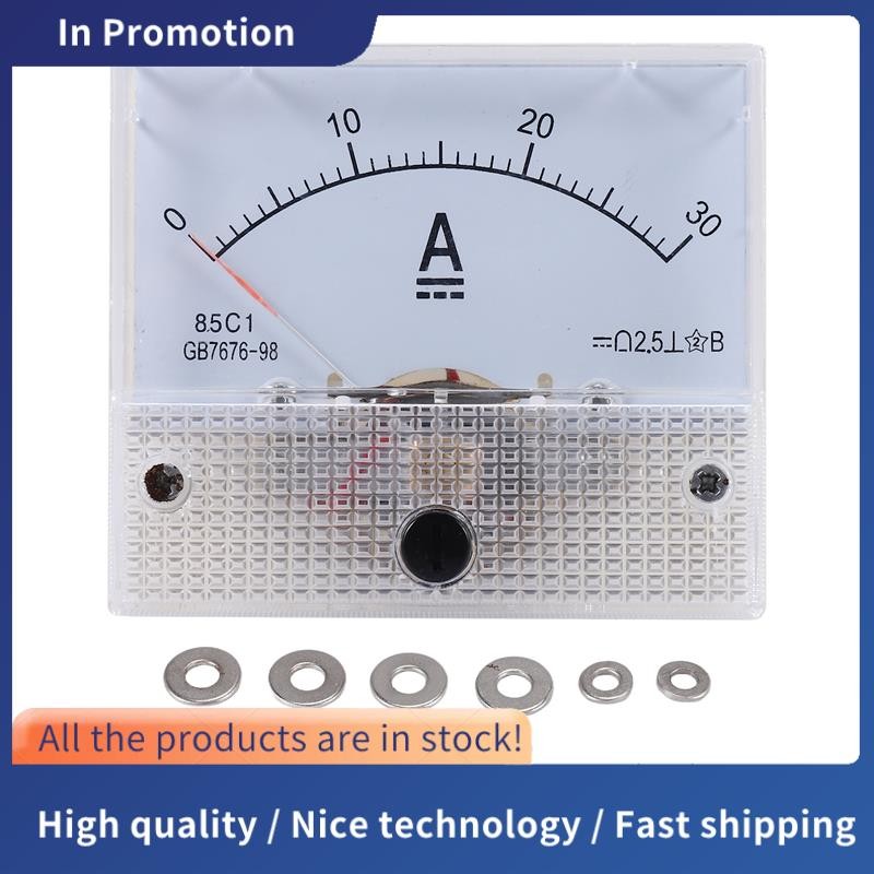 85c1-a Dc Analog Ampere Meter แผงเครื่องวัด 30A Amp Gauge Current Mechanical Ammeters