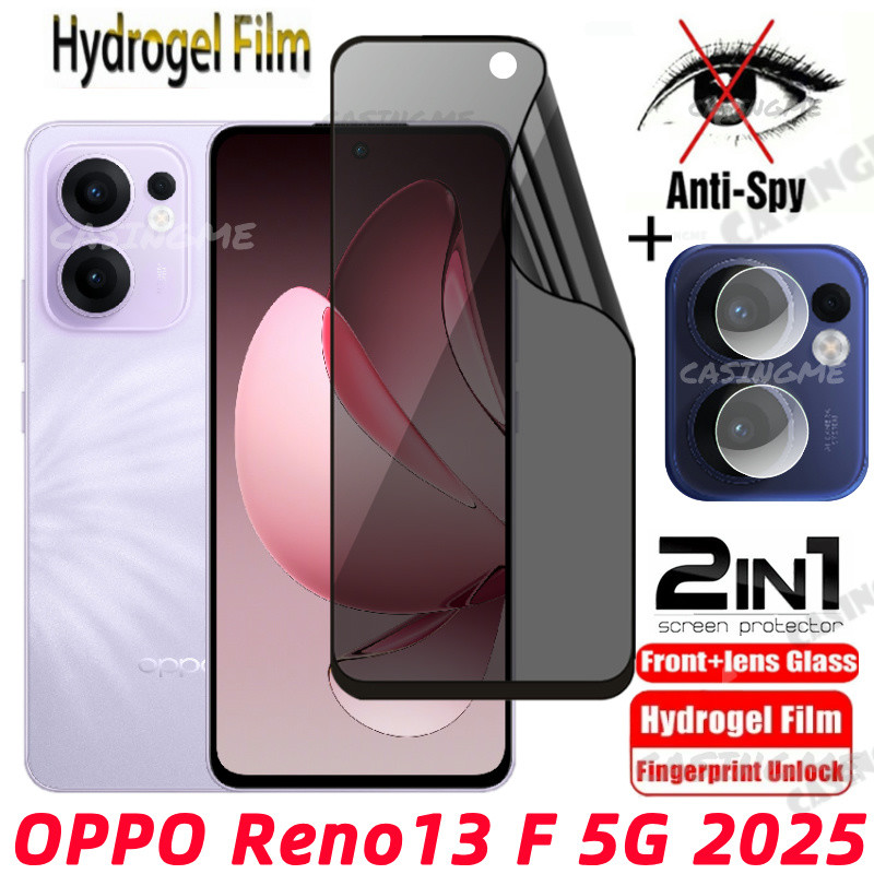 Oppo Reno13 F 5G 2025 Soft Privacy Hydrogelฟิล์มสําหรับOPPO Reno 13 Reno13F Reno13 F Pro 13F OppoRen