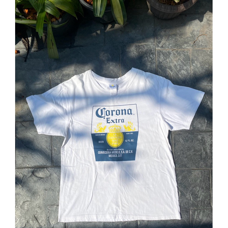 เสื้อยืดคอกลมแขนสั้น Corona Extra Beer