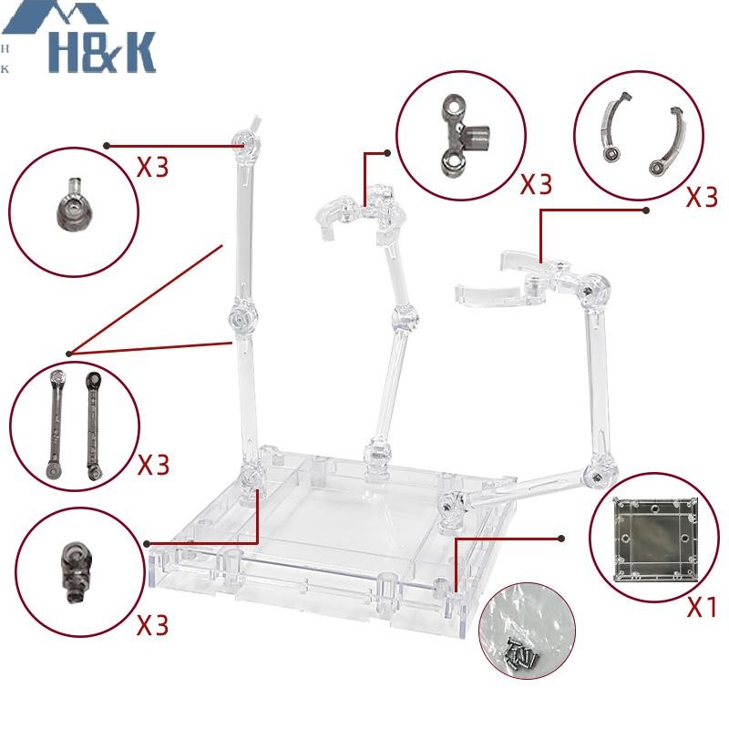 [H&K Apr] 1Set Action Figure Base เหมาะสําหรับขาตั้งจอแสดงผลสําหรับ HG 1/144 Cinema Game {th}