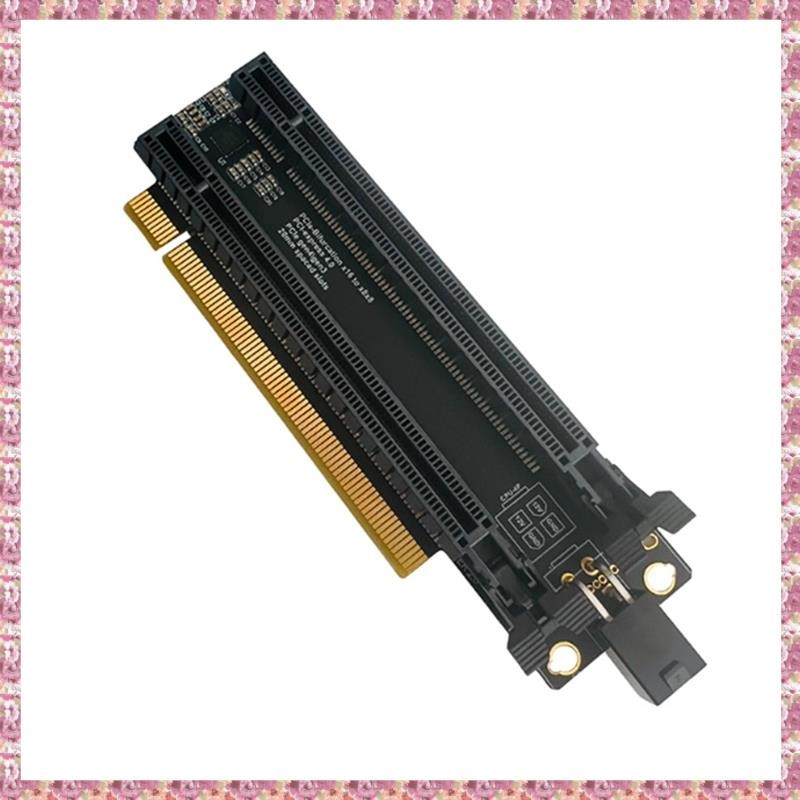 [VCPR] PCI-E 4.0 X16 การ์ดขยาย 1 ถึง 2 Gen4 การ์ดแยก PCIe-Bifurcation X16 ถึง X8X8 พร้อมช่องอวกาศ 20