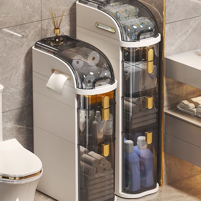 Ubear ชั้นวางของในห้องน้ำ ตู้ห้องน้ำตู้เก็บของอเนกประสงค์ชั้นวางของลิ้นชัก  ห้องน้ํา ตู้เก็บของแคบ ก