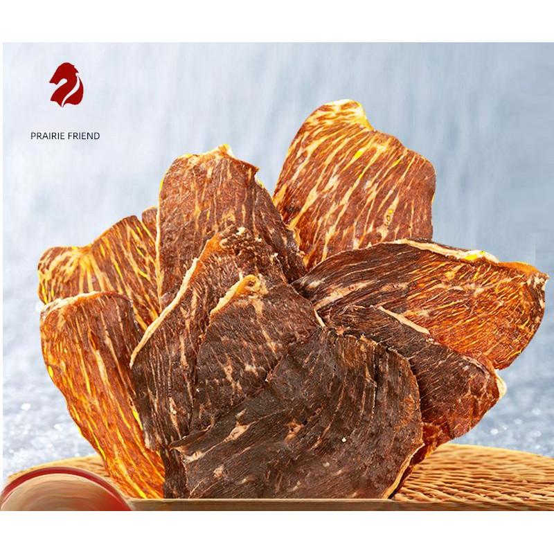 ชิปส์เนื้อ Angus Beef Steak รสชาติเดิม รสเผ็ด ขนมเนื้อบางๆ ชิปเนื้อกรอบ