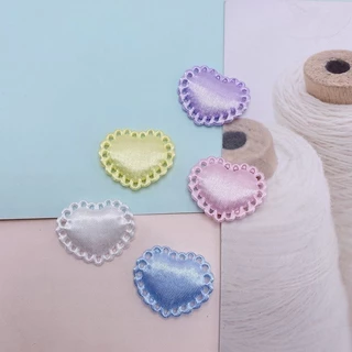 [10 ชิ้น] ins ลมบัลเล่ต์ความรักทําด้วยมือ DIY เครื่องประดับอุปกรณ์ตกแต่งลูกไม้ปกการ์ด วัสดุบาร์ถอดตกแต่ง