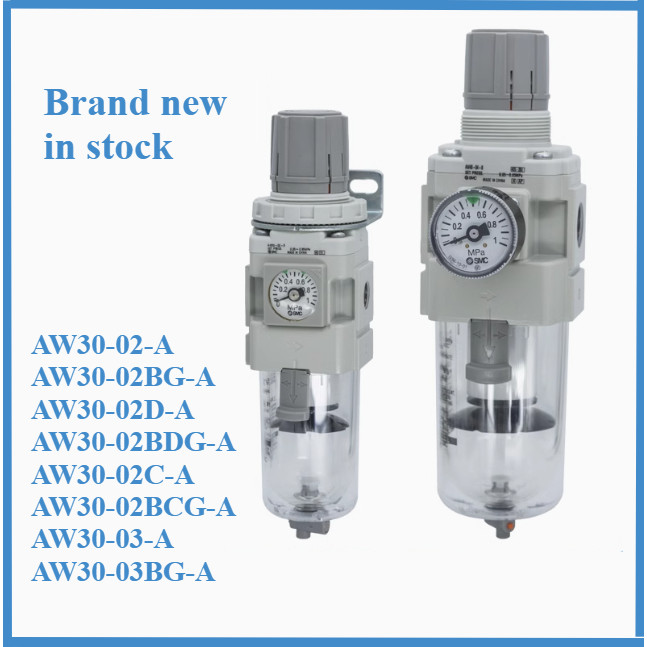 SMC ตัวควบคุมความดัน AW30-02-02BG-02D-02BDG-02C-02BCG-03-03BG-03D-03D-03DG-03BDG-02EAB กรองวาล์วลดคว