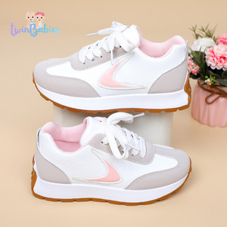 【Twin Babies】Girls Sports Shoes New Boys Shoes Children Fashion Casual Shoes All Match Running Shoes