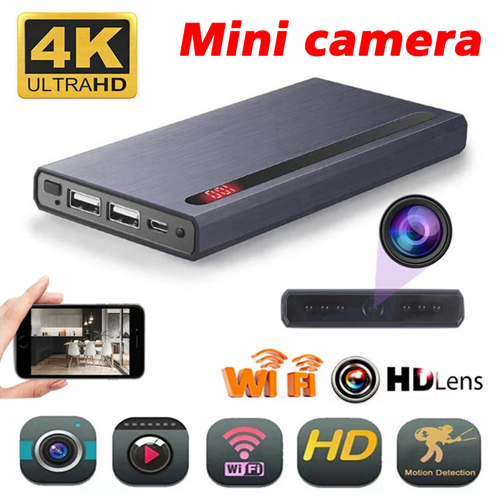 Power Bank Camera Wireless WIFI 8000mA Charger Hidden Power Bank Remote View