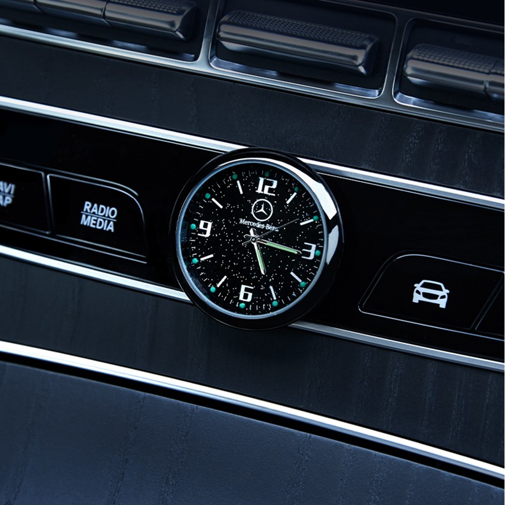 นาฬิการถเครื่องประดับนาฬิการถ Vent Outlet คลิป Mini ตกแต่งสําหรับ Mercedes Benz W210 W211 W204 W166 Vito X204 GLK ML CLA