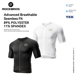 【TH Delivery】ROCKBORSชุดปั่นจักรยานย์ผู้ชาย สบายระบายอากาศ แห้งเร็ว แฟชั่น แขนสั้นยืดหยุ่นสูง เหมาะสำหรับขี่จักรยาน