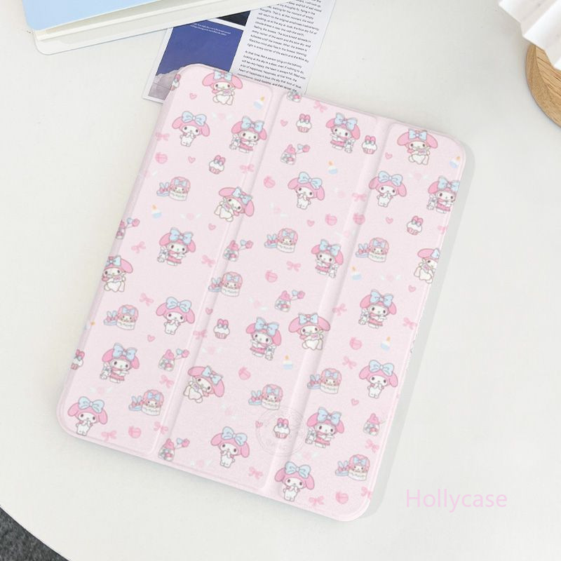เคส Ipad ปรับได้ 360 องศาน่ารักการ์ตูน Melody เหมาะสําหรับอะคริลิค iPad Air6 Gen7/8/9 10.2 Air4 Air5 10.9 Pro11 2020 2024 พร้อมช่องเสียบปากกา Gen10 แท็บเล็ตป้องกันกรณี ราคา ถูกที่สุด ดีลบีเคเค แกลเลอรีภาพที่ 6