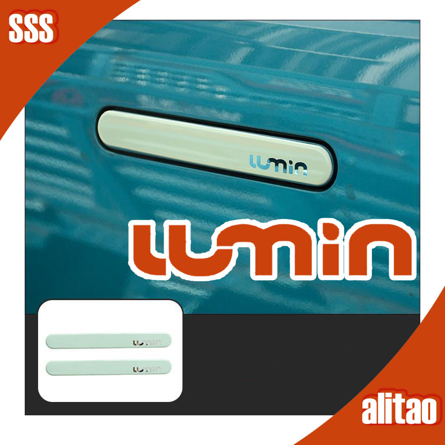 [พร้อม] สติ๊กเกอร์มือจับประตู Changan LUMIN EV การตกแต่งมือจับประตู LUMIN การปรับแต่งรถยนต์ EED5