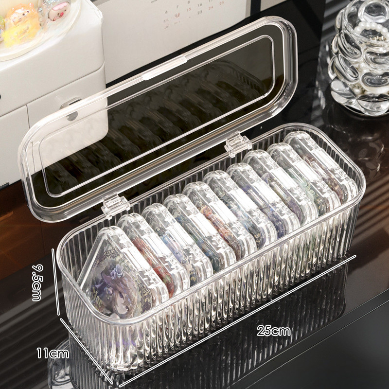 กล่องแสดงป้ายอะคริลิค - กล่องเก็บป้าย/การ์ดขนาดเล็กกันฝุ่นแบบช่องเดียว - รูปที่ 3