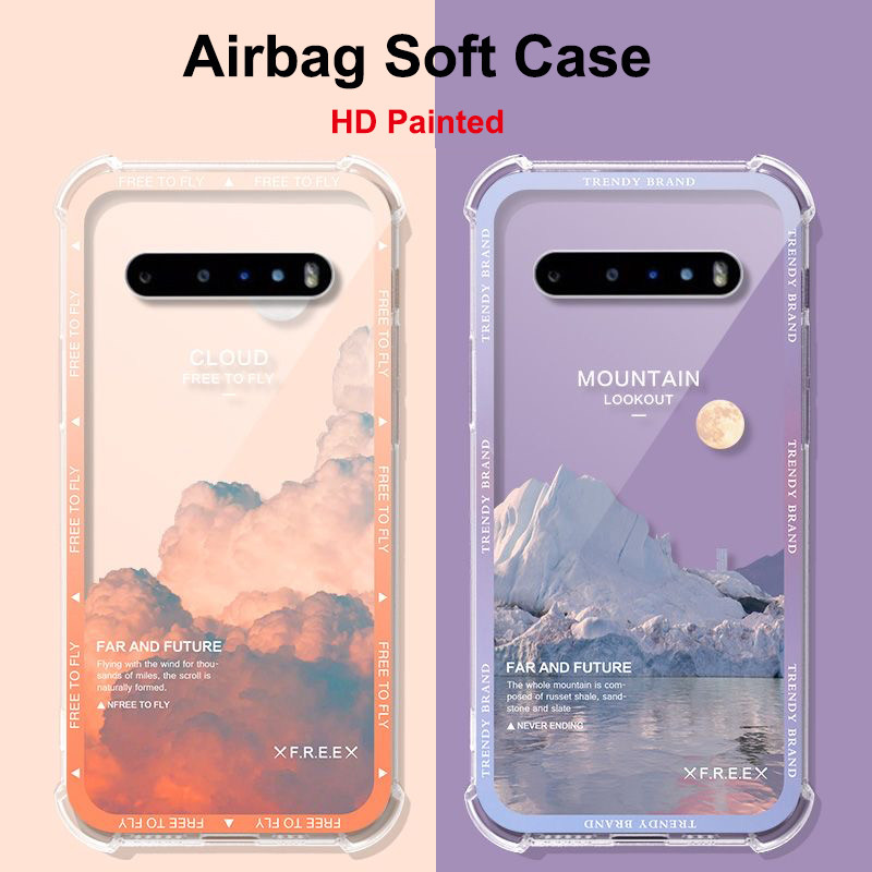สําหรับ LG G9 Thinq เสริมมุม Soft TPU กันกระแทกถุงลมนิรภัยสําหรับ LG G8 G7 Thinq G8S G8X ปกหลังสําหร