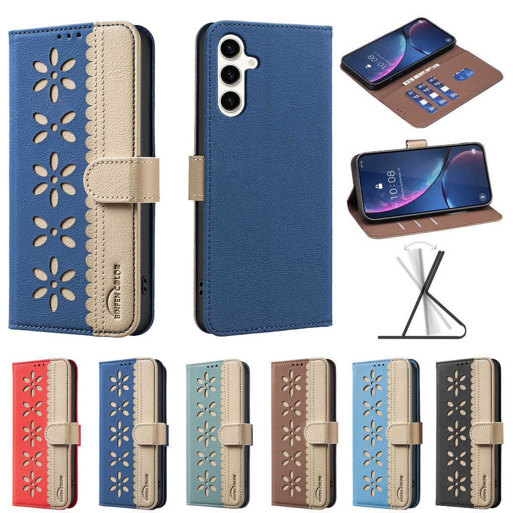 กรณีพลิกสําหรับVivo Y03 Y03T Y18 Y28s 5G Y38 Y39 Y29 Y33s Y33T Y35 Y36 Y27 4G T1X T4X RFID Blocingป้