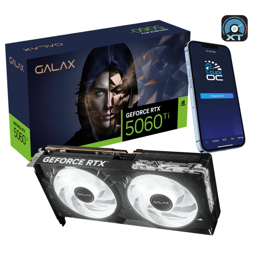 VGA GALAX Geforce RTX 5060 Ti 1-CLICK OC 8GB GDDR7