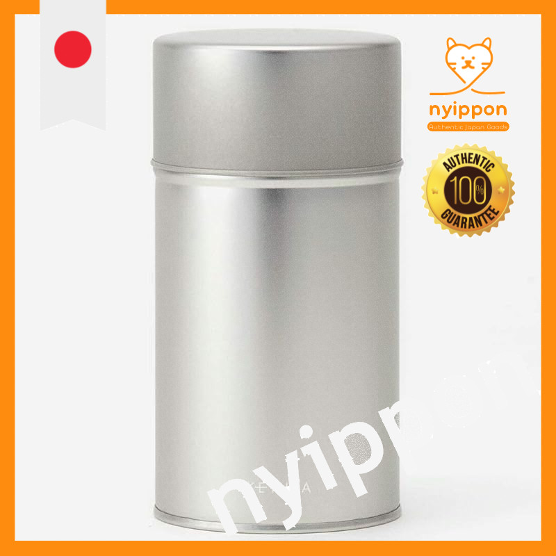 [KEYUCA] KEYUCA Fabric Tea Canister (200g Silver Steel) Made in Japan Tea Canister Tea Leaves Green 