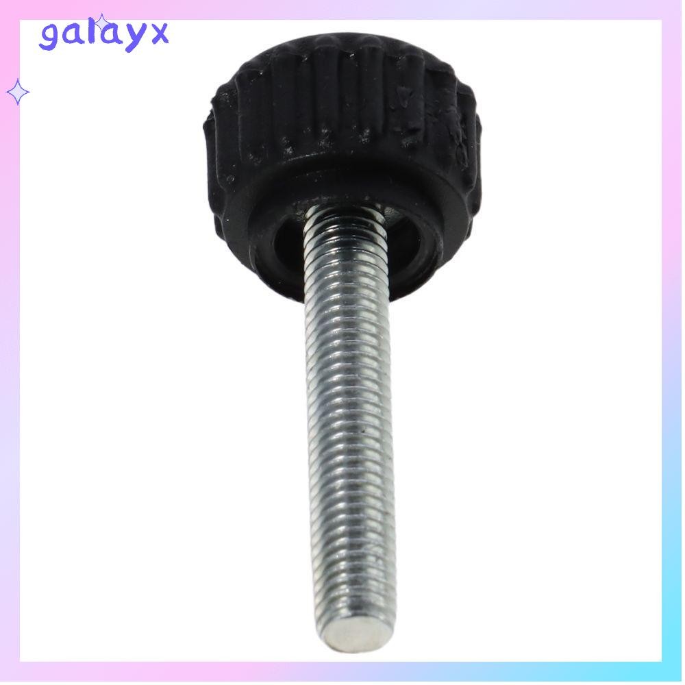 GALAYX 8 ชิ้น Knurled Thumb สกรู, M5 พลาสติก Clamping Knobs, คุณภาพสูงชายสีดําความยาวสกรูเฟอร์นิเจอร์