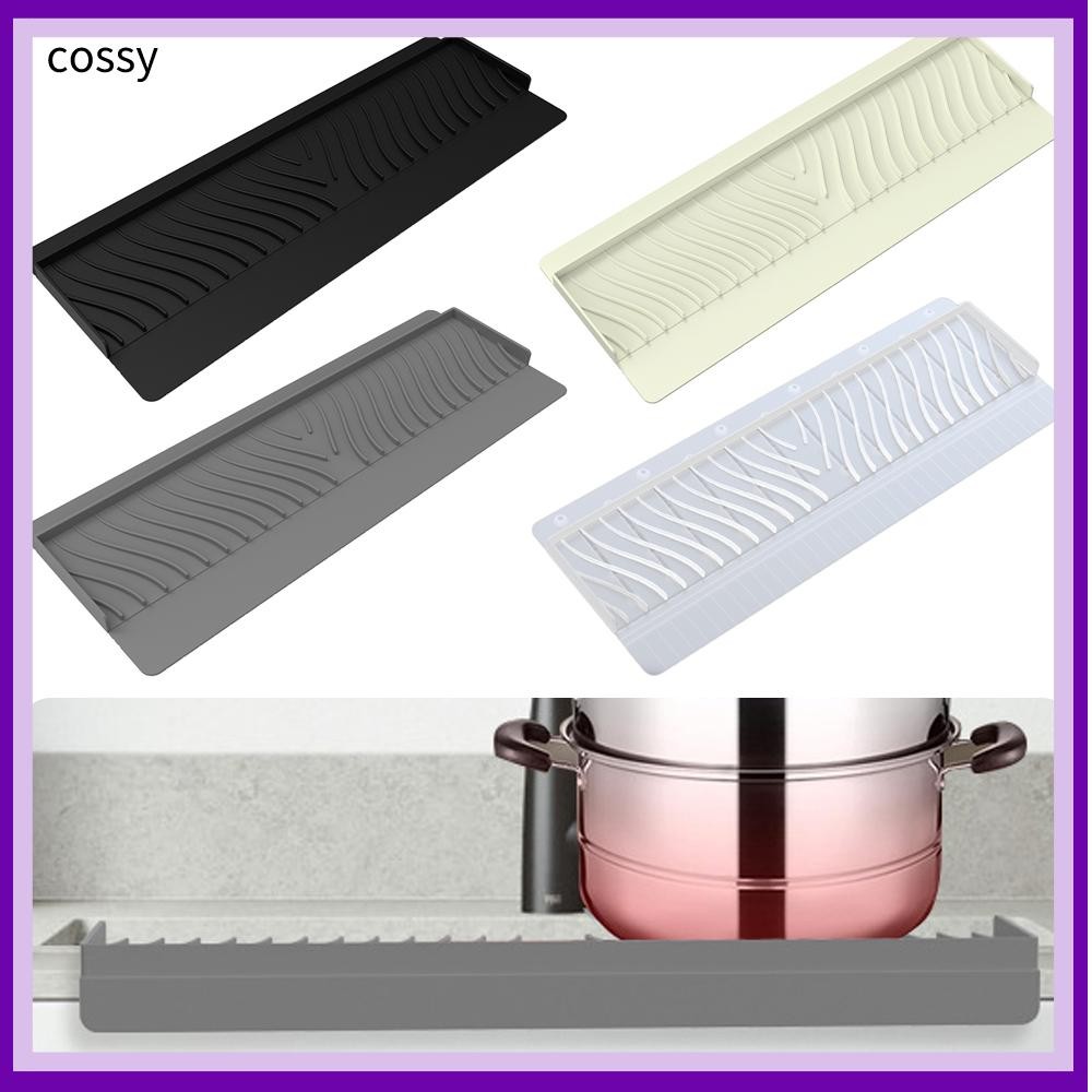 COSSY Sink Splash Guard, ซิลิโคน Sucker Faucet Splash Pad, ทนทานสามารถ Cropped พับ Anti-spray Sink Edge Protector ห้องน้ํา