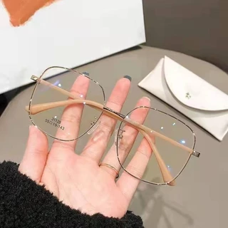 👓ตาแฟชั่นผู้หญิง👓 -25° ~ -575°แว่นสายตาสั้น แว่นป้องกันแสงสีฟ้า กรอบแว่นตาแฟชั่นกรอบใหญ่สไตล์เกาหลี 039