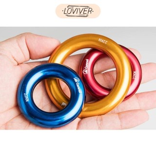 แหวนโรยตัวปีนเขาอลูมิเนียมอัลลอยด์ 2 ชิ้นสําหรับปีนผา Arbori…