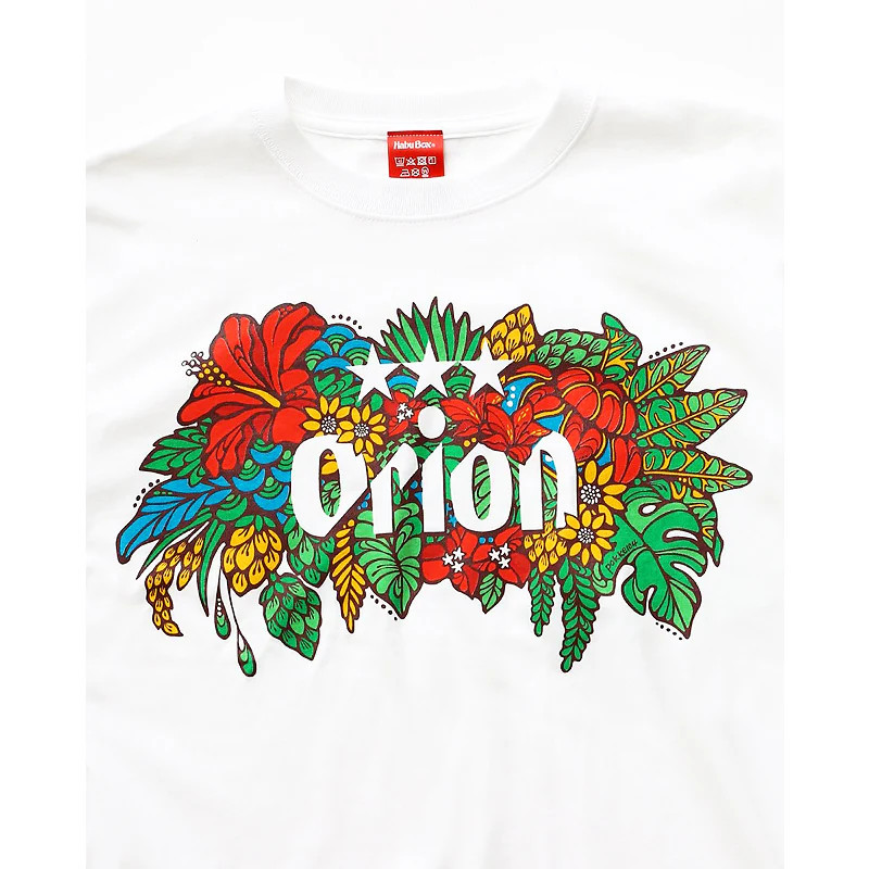 Orion beer 100% พร้อมสต็อก Orion Bright พิมพ์เสื้อยืดสีดําผ้าฝ้าย 100% สไตล์ใหม่