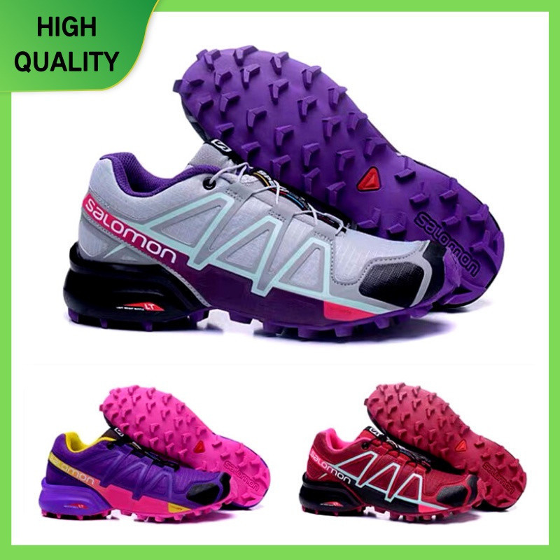 Solomon speed cross 4 รองเท้ากีฬาผู้หญิง Solomon รองเท้าเดินป่ากลางแจ้งขนาด:36-42