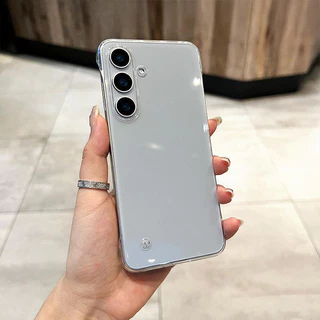 เคสโทรศัพท์โปร่งใสป้องกันกล้องบางเฉียบไร้กรอบใหม่ For Samsung A06 A55 A05 A15 A05S A12 A54 A14 A13 A54 A23 A52 4G 5G