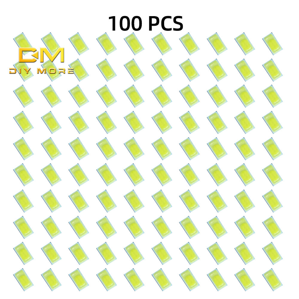 DIYMORE 100PCS 5730 แท่ง LED (สีขาว)