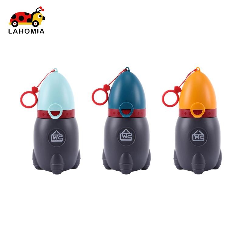 ลาโฮเมีย ห้องน้ําไม่เต็มเต็งฉี่ขวดสําหรับเด็กน้ําหนักเบาแบบพกพานํามาใช้ใหม่ฉุกเฉินปัสสาวะถ้วยสําหรับตั้งแคมป์กลางแจ้งในร่มเป้ร