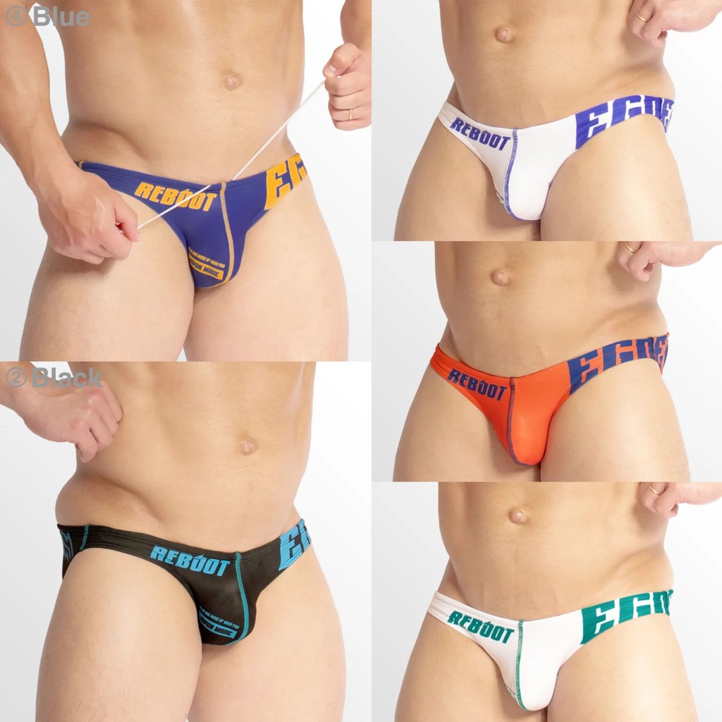 ⭐โลกคนมีสไตล์⭐3813 Made in Japan EGDE กางเกงชั้นในชายเอวต่ําโพลีเอสเตอร์สแปนเด็กซ์วัสดุ REBOOT9