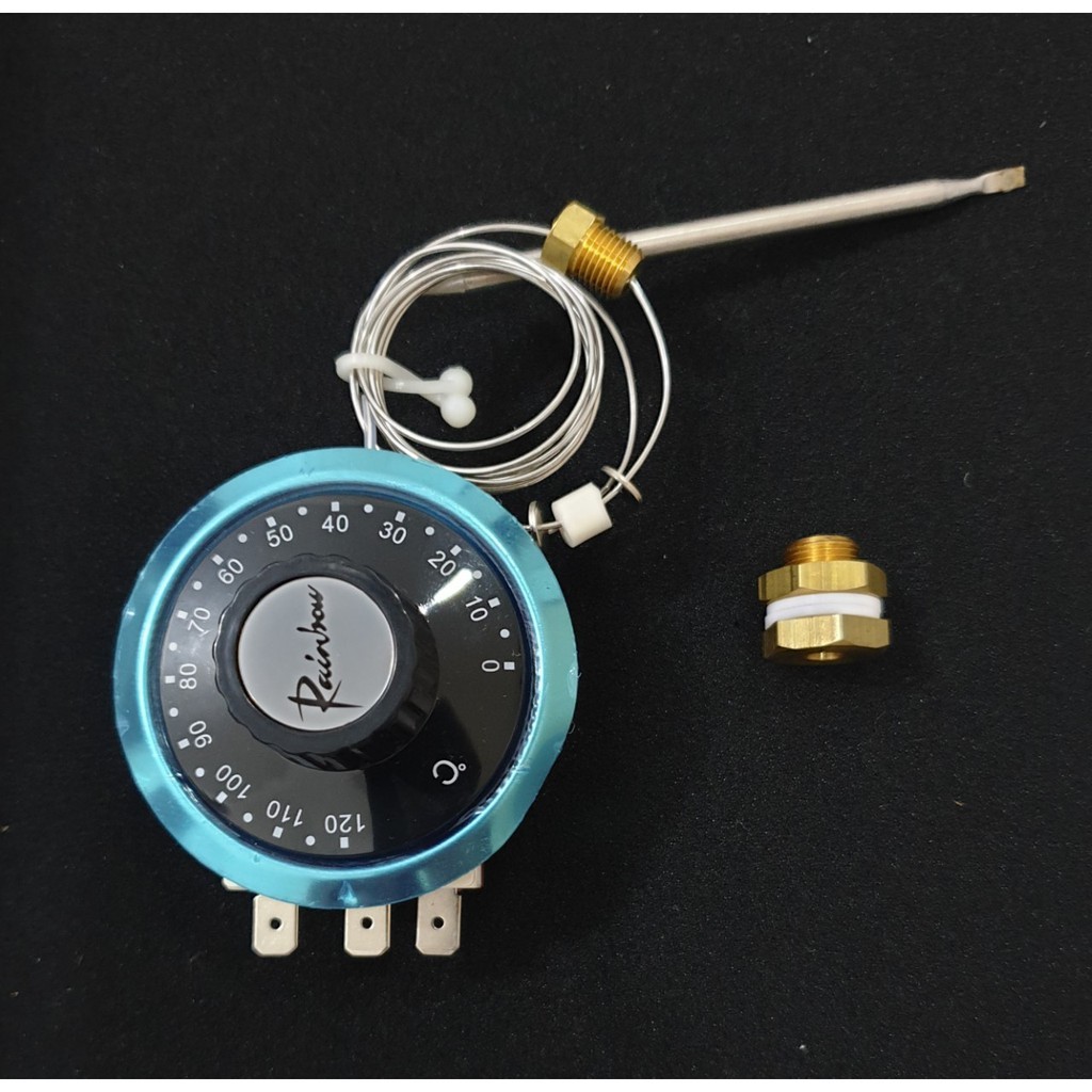 Rainbow TS-120-SB-C เทอร์โมสตัทแบบปรับได้ 16A 250V 0 C-120 C
