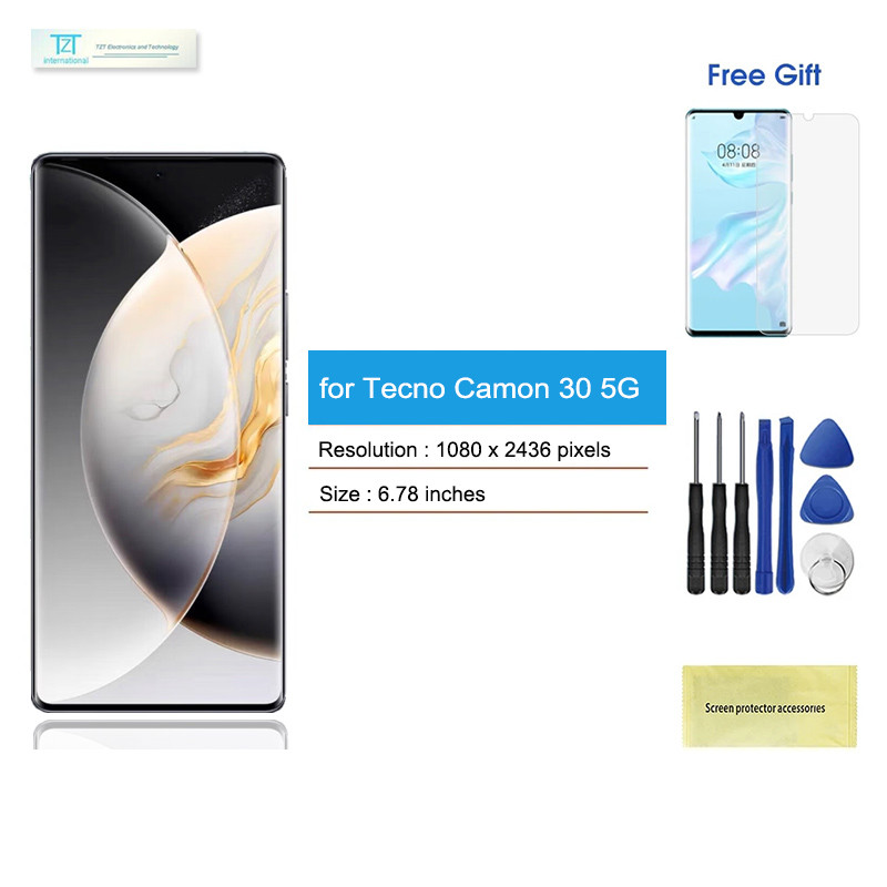 <พร้อมกรอบ> Amoled จอ lcd for Tecno Camon 30 5G หน้าจอ แท้ OLED/Amoled