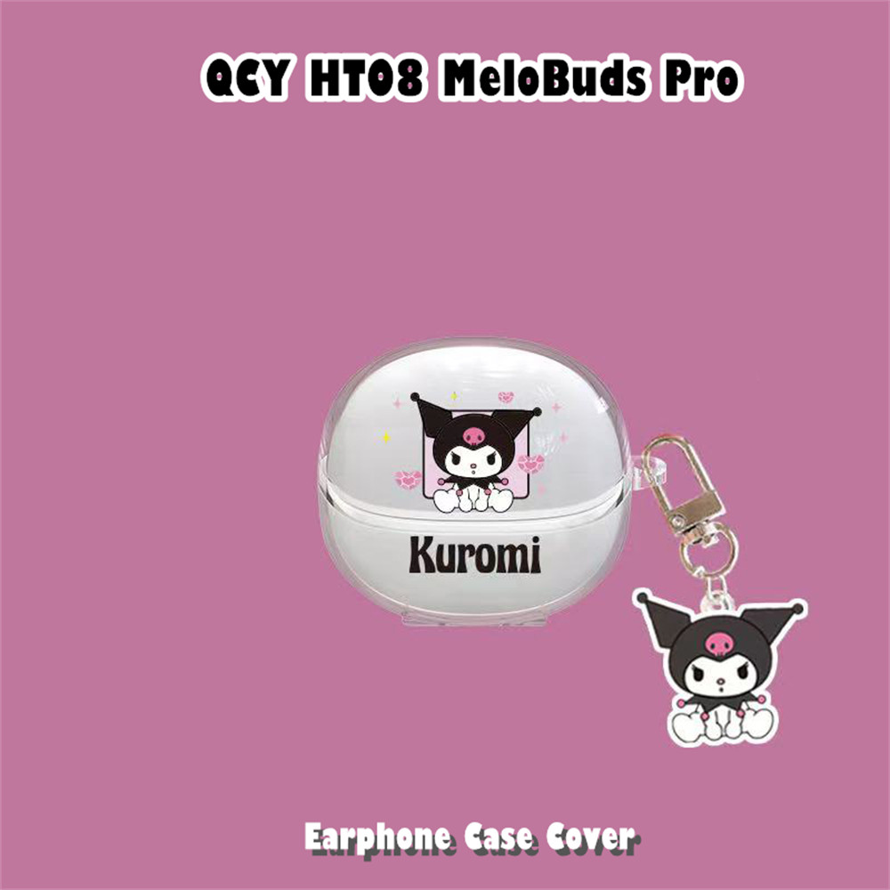 จัดส่งรวดเร็วสําหรับ QCY HT08 MeloBuds Pro Case เคสหูฟังการ์ตูนปลอกซิลิโคนอ่อนนุ่มโปร่งใส