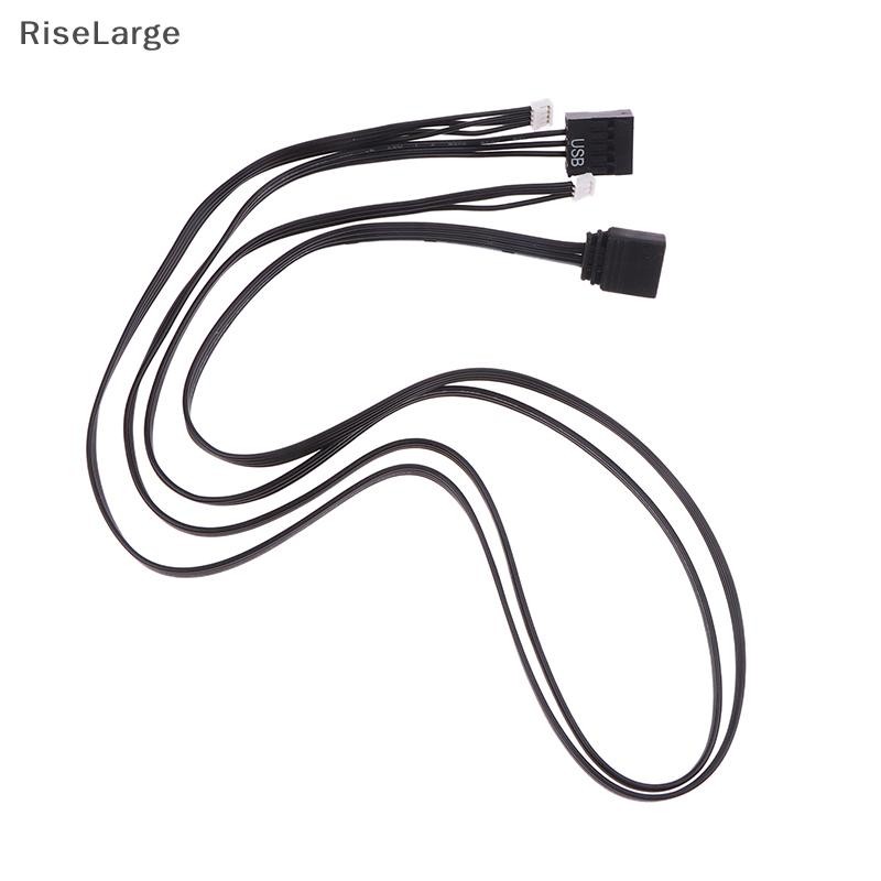 [RiseLarge] 2 ชิ้นใหม่ AMD Ryzen Wraith Prism Wraith Max Fan RGB Light เมนบอร์ดควบคุม Sync Cable ใหม่