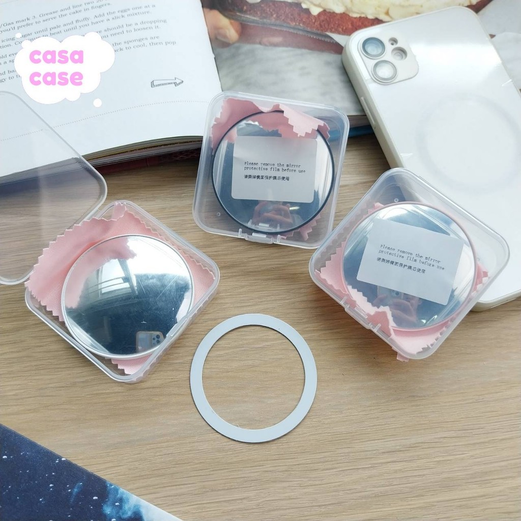 กระจกเซลฟี่กล้องหลัง Magsafe ฐานแม่เหล็ก พร้อมแผ่นแม่เหล็ก [สินค้าพร้อมส่งจากไทย]