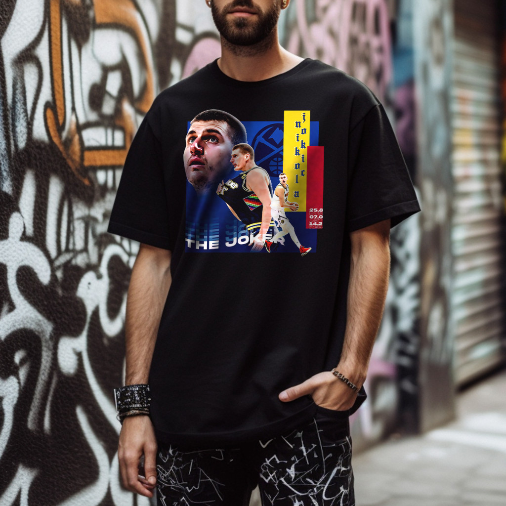 เสื้อยืดบาสเก็ตบอล Nba PLAYOFF FINAL DENVER NUGGETS MILE HIGH