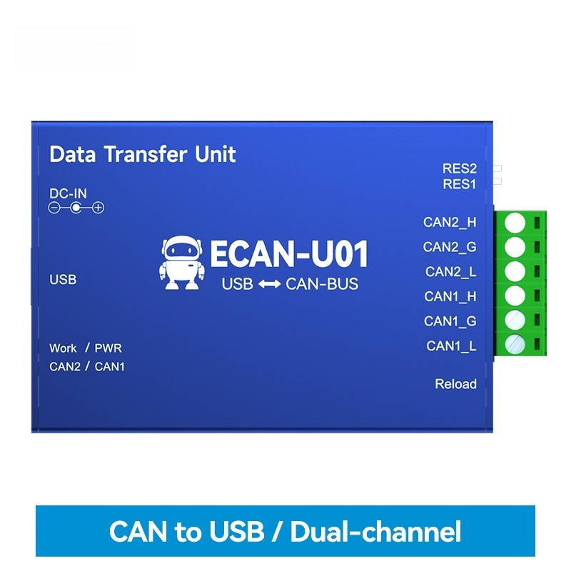 CAN2.0 Debugger CAN to USB Converter Bus Analyzer XHCIOT ECAN-U01 CAN-BUS Bidirectional 2-Way Isolat