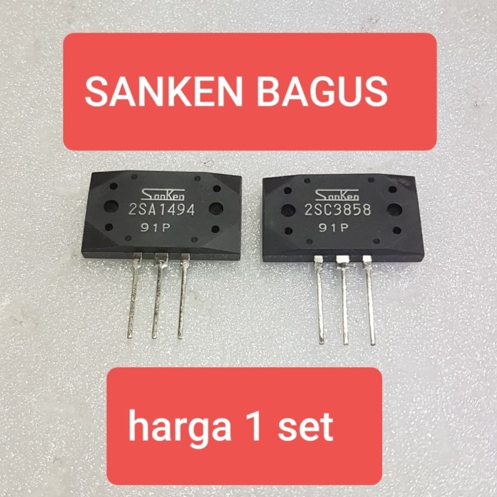 DDL99 sanken 2sa1494 2sc3858 1 ชุดดี 1494 3858 a1494 c3858