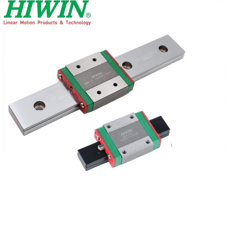 HIWIN ตัวเลื่อนรางนําทางแบบไมโครเชิงเส้น MGN7C, MGN9C, MGN12C, MGN15C, MGN9H, MGN12H, MGN15H