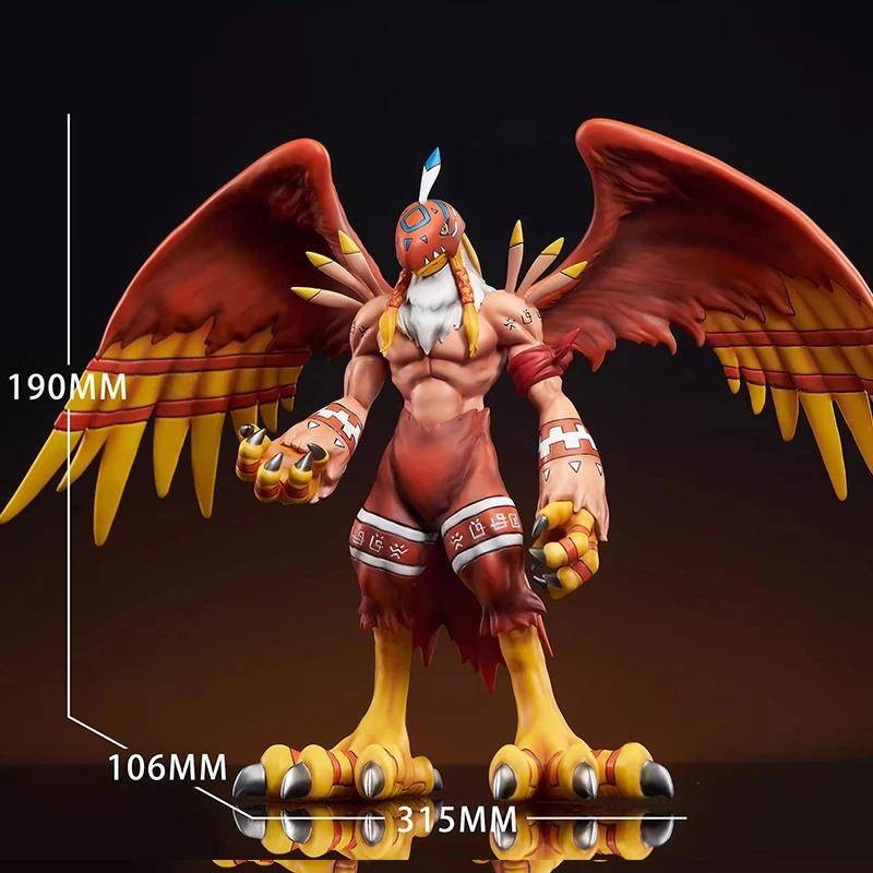 19cm Digimon อะนิเมะรูป Garudamon ตัวเลขผูกพัน Body Garuda น่ารักรุ่น Pvc รูปปั้นตุ๊กตาคอลเลกชันตกแต่งของเล่นของขวัญ Birdramon