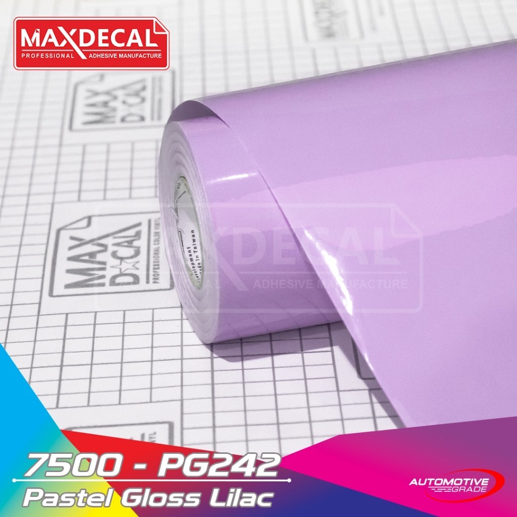 UNGU Maxdecal 7500 PG242 Pastel Gloss Lilac Purple Lilac Glossy Sticker