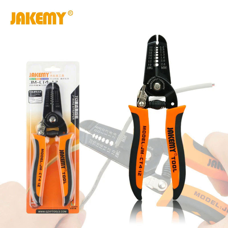 AWG22-10 7'' Wire Stripper Pliers Decrustation Pliers Cable Wire Stripping Pliers Herramientas Hand 