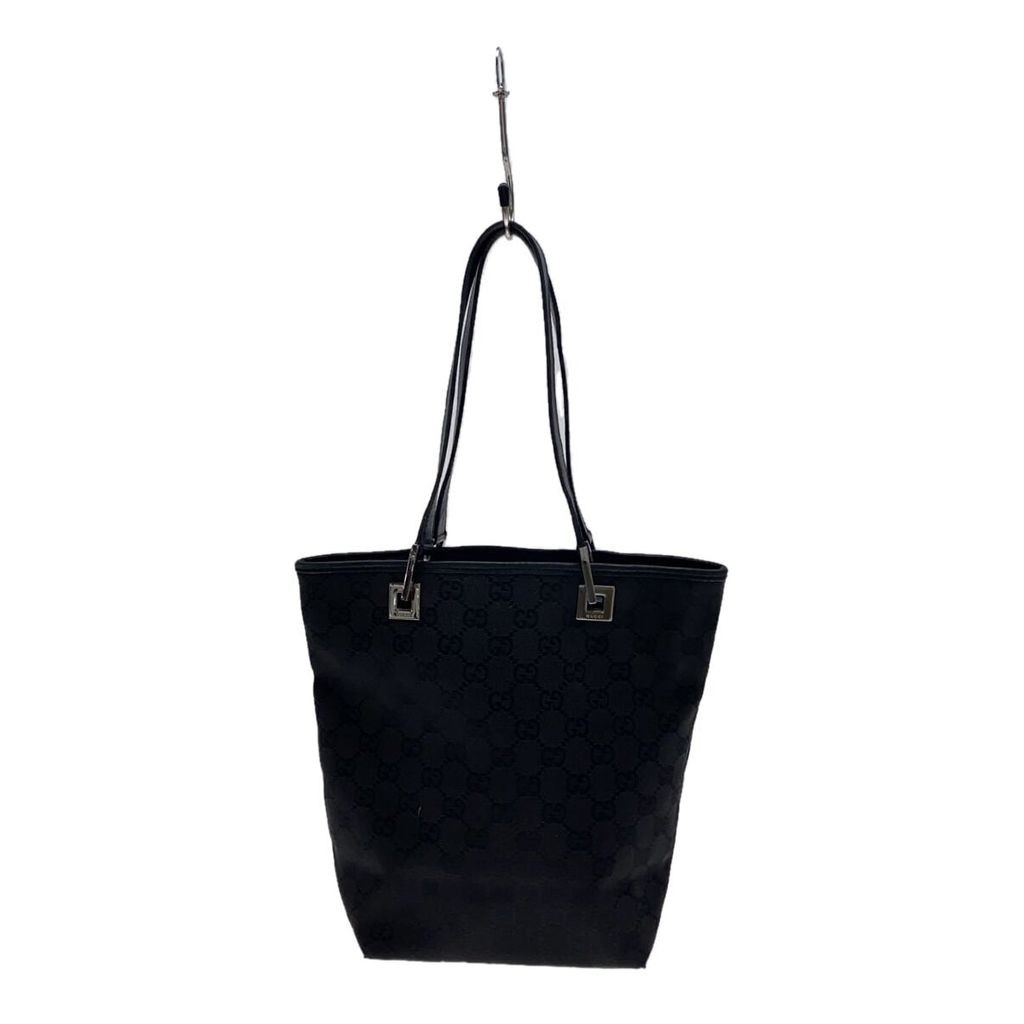 Gucci tote bag bag_GG canvas black ส่งตรงจากญี่ปุ่น มือสอง
