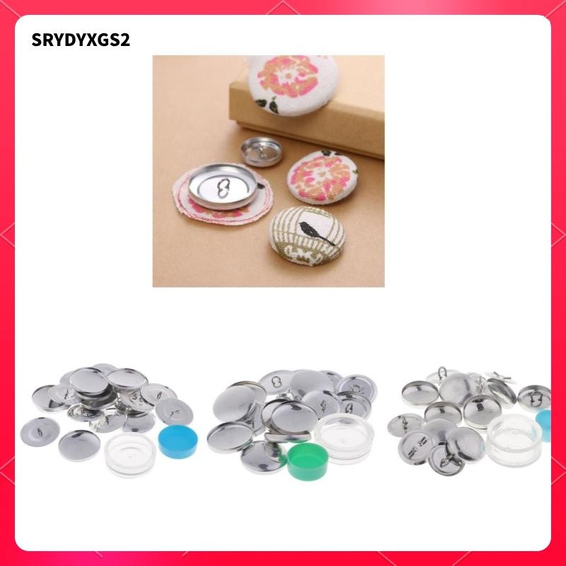 [Srydyxgs2] 10 ชิ้น 20 มม./30 มม./40 มม.ปุ่มกลมชุดเครื่องมือ DIY กระเป๋าผ้าหัวเข็มขัดชุดกดปุ่มกึ่งสําเร็จรูปผลิตภัณฑ์