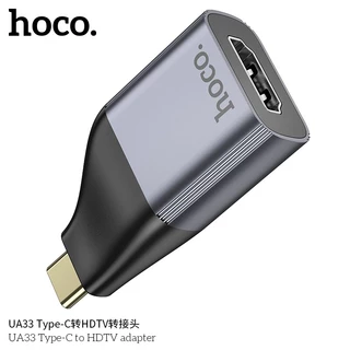HOCO UA33 ตัวแปลงสัญญาณ Type-C to HDMI เชื่อมต่อภาพและเสียงขึ้นจอ 4K HDTV รองรับ มือถือ แท็บเล็ต โน้ตบุ้ค hc5