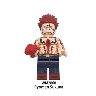 อะนิเมะ Yorozu Sukuna Fumihiko Noritoshi Megumi Hajime Gojo Yuta บล็อกตัวต่อของเล่นเด็ก