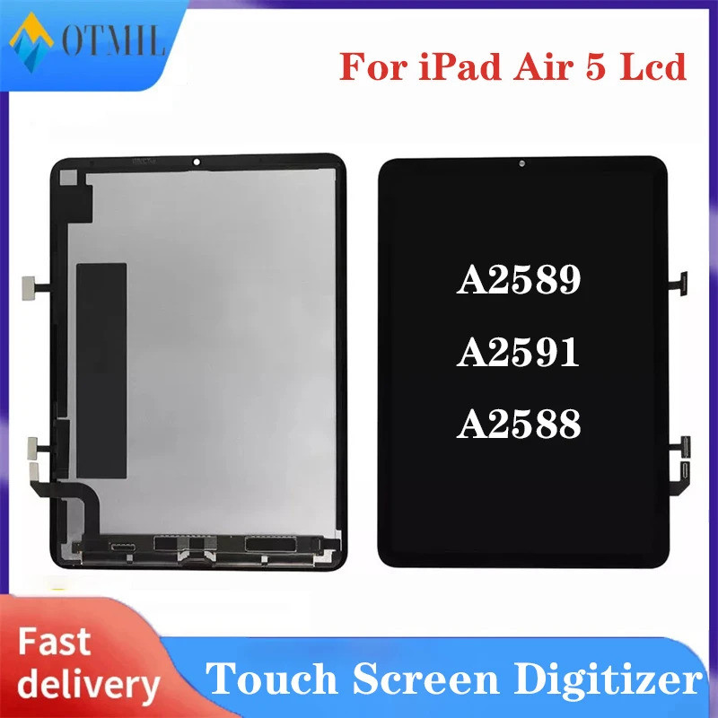 ทดสอบ 100% สําหรับ iPad Air 5 จอแสดงผล LCD Touch Screen Digitizer Assembly สําหรับ Air5 5th Gen A258