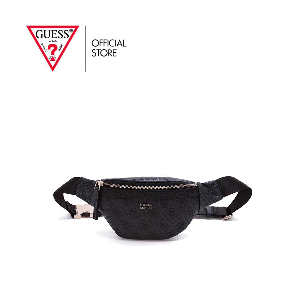 GUESS กระเป๋าคาดอก Trestle Bum Bag รุ่น JP882994 สีดำ