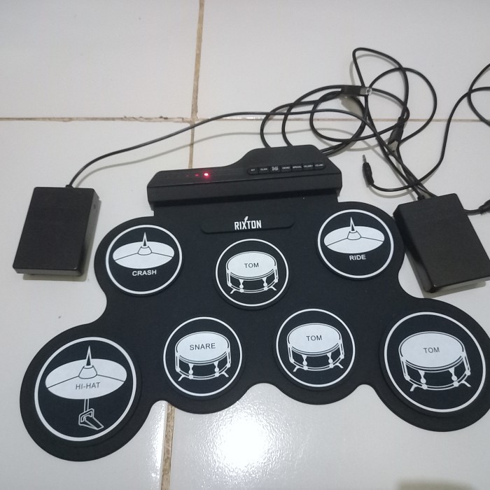 Rixton electric USB portable Drum - ลบ